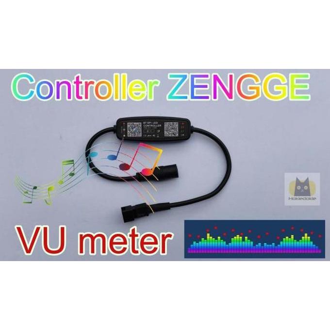 Controller led WS2812b WS2811 musik ZENGGE VU meter pengganti SP107E