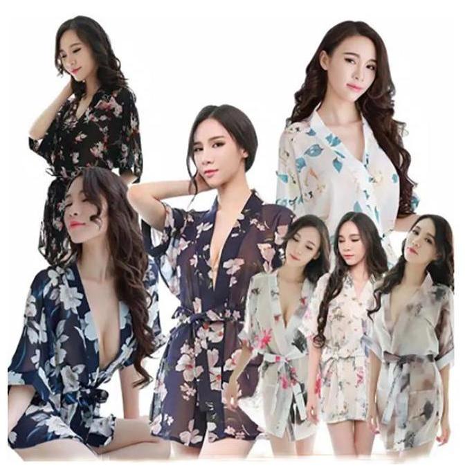 baju tidur kimono lingerie piyama bikini g string A187-2 TD