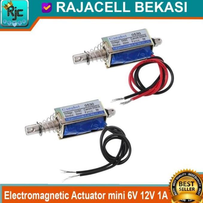 JF-0530B Push Pull Selenoid Electromagnetic Actuator mini 6V 12V 1A