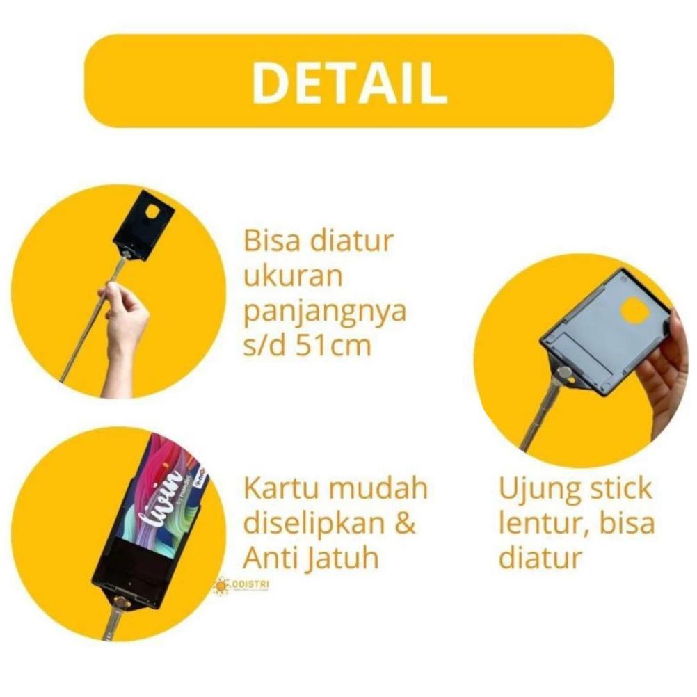 HOT PRODUCT GOOD MADE - Tongkat E Toll Stainless | Tongtoll Tongkat Kartu Tol Elektronik Flexibel | 