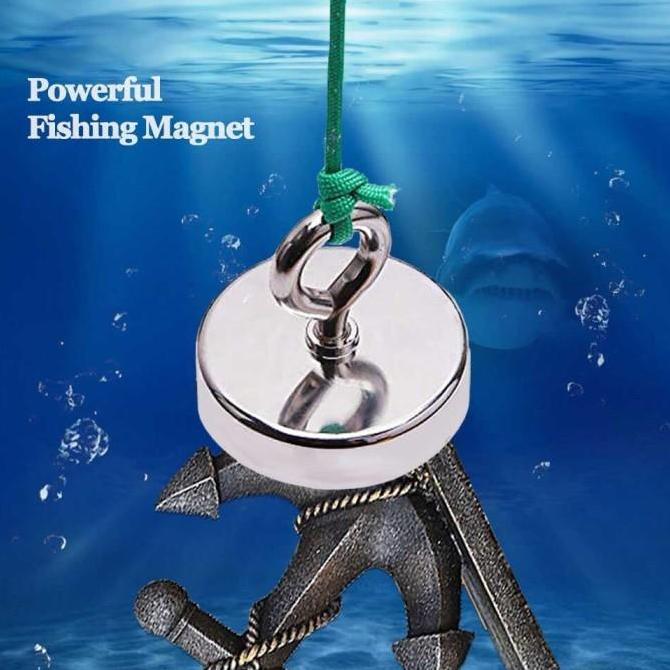 Strong Neodymium Magnet Super Kuat Model Bulat Besar Magnet Fishing