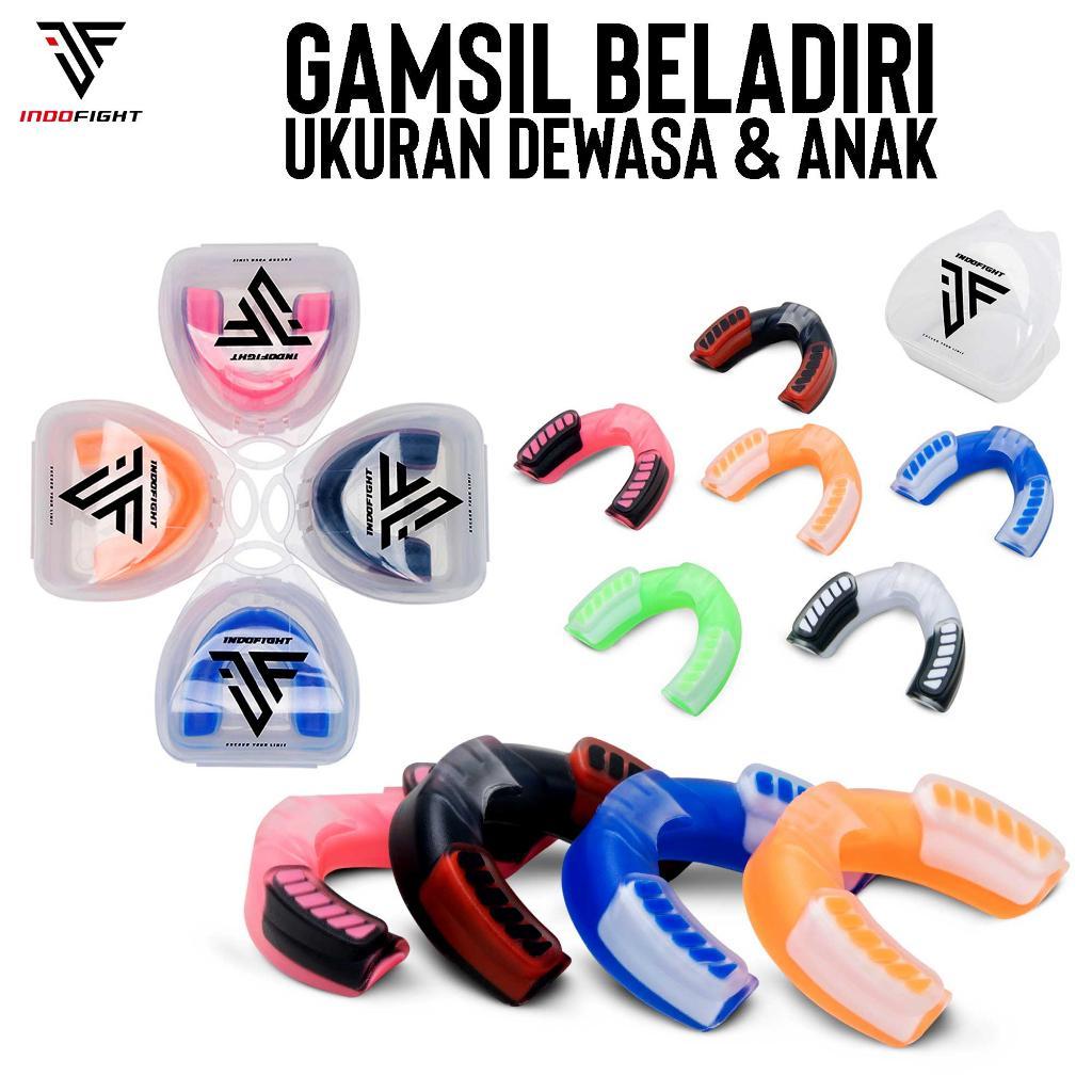 Pelindung Gigi Karate Indofight Gumshield Boxing Karate Taekwondo Silat Pelindung Gigi Taekwondo, Ga