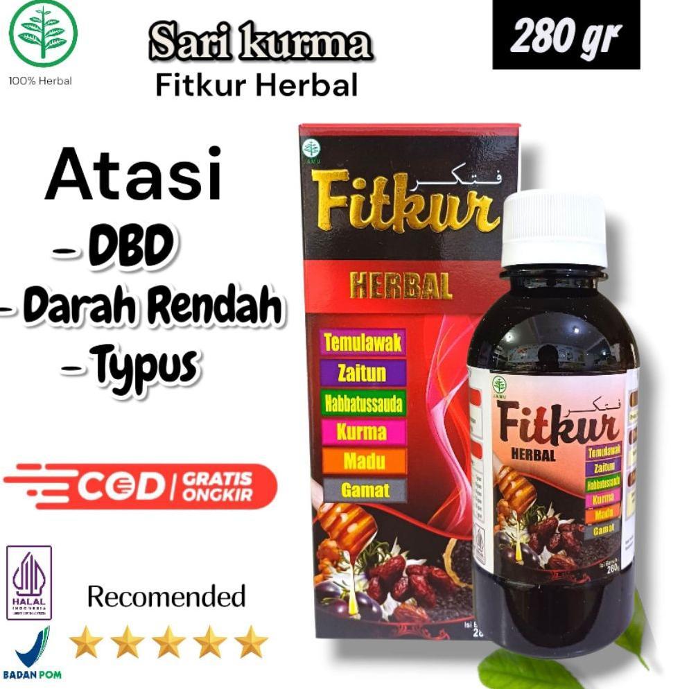 FitKur Sari Kurma FitKur Herbal 280gr Herbal DBD Typus