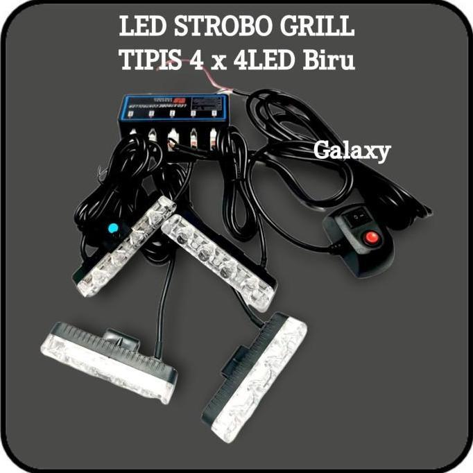 Promo Led Strobo - Lampu Blitz - Mobil Patwal Diskon