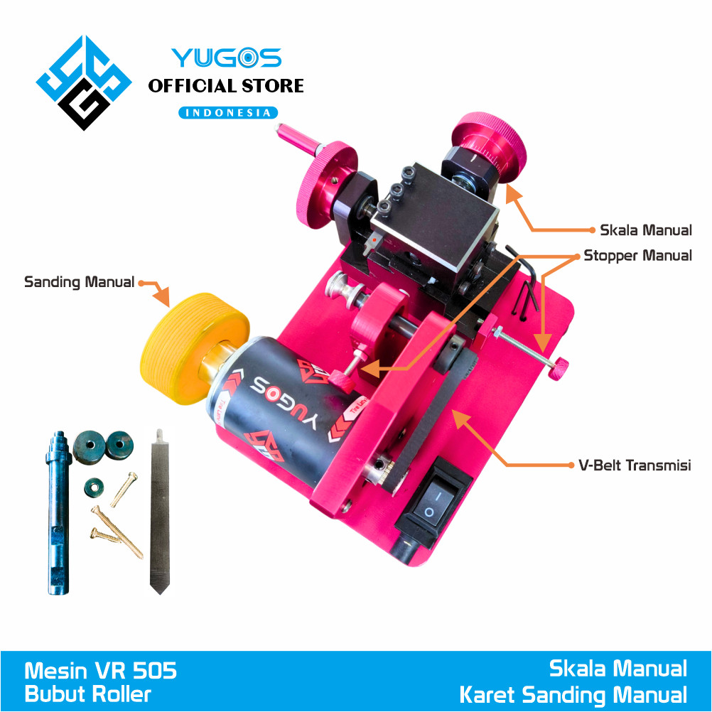 Mesin mini 4 WD  Roller 3 in 1 VR505 YUGOS Development