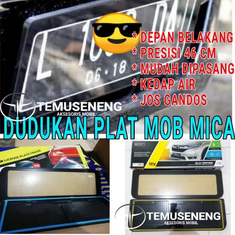 sale Harga Sepasang Dudukan Plat Mobil Nomor Wadah Bracket Plat Mika Akrilik Mica Acrylic Astra 46 C