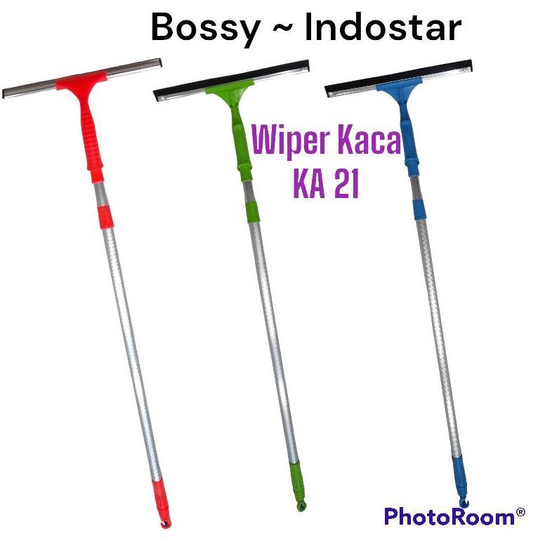 BIG PROMO Alat Pembersih kaca Jendela Teleskopik Bossy Indostar - Window Cleaner Wiper