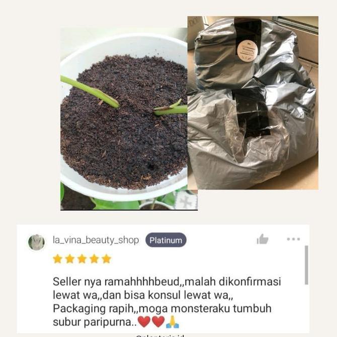 Grdx- Media Monstera Tanam Media Tanam Organic Monstera 2 Kilogram