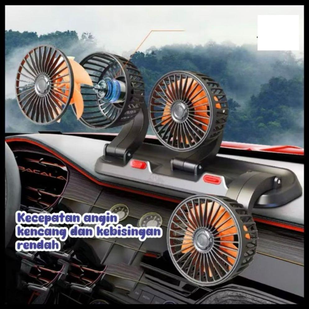 BEST DEALS Kipas Angin Dashboard Mobil 24 Volt/12 Volt terbaru untuk truk/Kipas Angin Portable Mobil