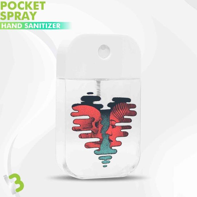 Littlehand- Custom Hand Sanitizer Botol Pocket Sanitizer Spray Uv Print 1 Sisi