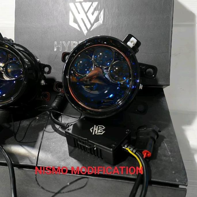 Promo foglamp projectorlaser led Fortuner vrz 2016-2020 foglamp projector Fortuner vrz merk hyper LE