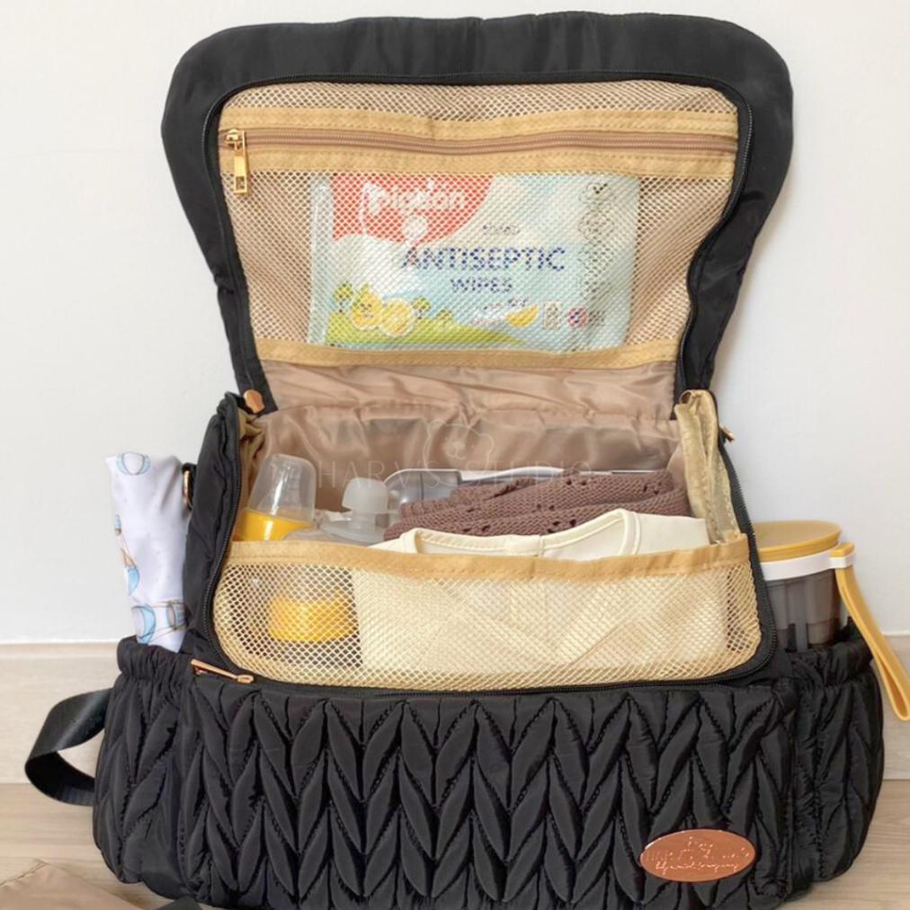 CUCI GUDANG Tas Bayi Diaper Bag Harvs Studio Nylon Multicolor