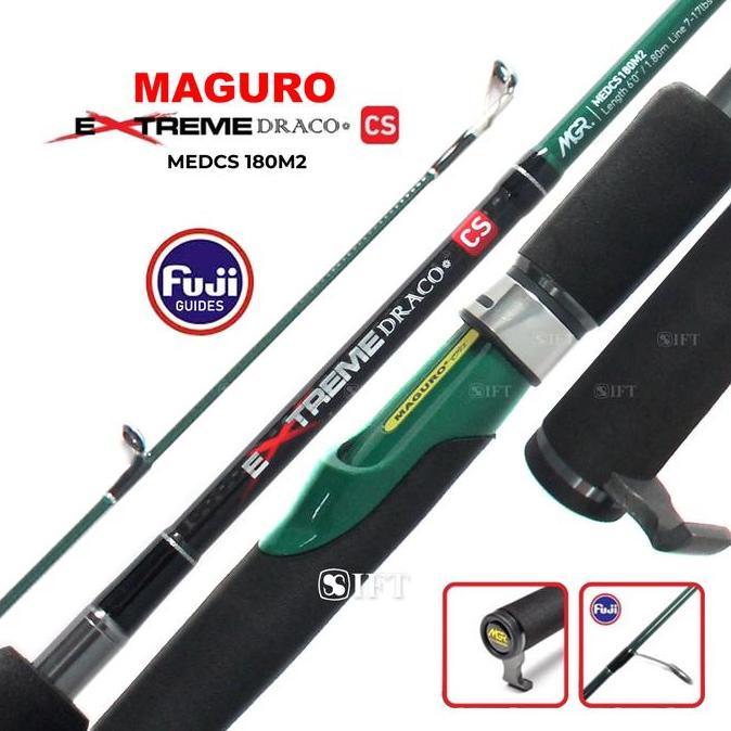 Joran Maguro EXTREME DRACO CS | Full Fuji | 150 165 180cm | Galatama