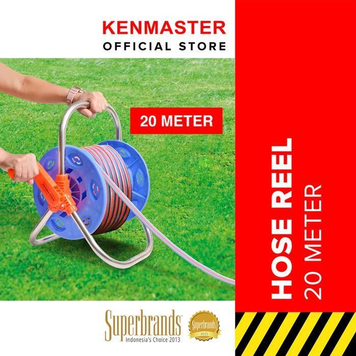 Water Hose Reel Selang Air Gulungan / Gulungan Selang / Selang Air Gulung 20 Meter - KM20 - SLNG171
