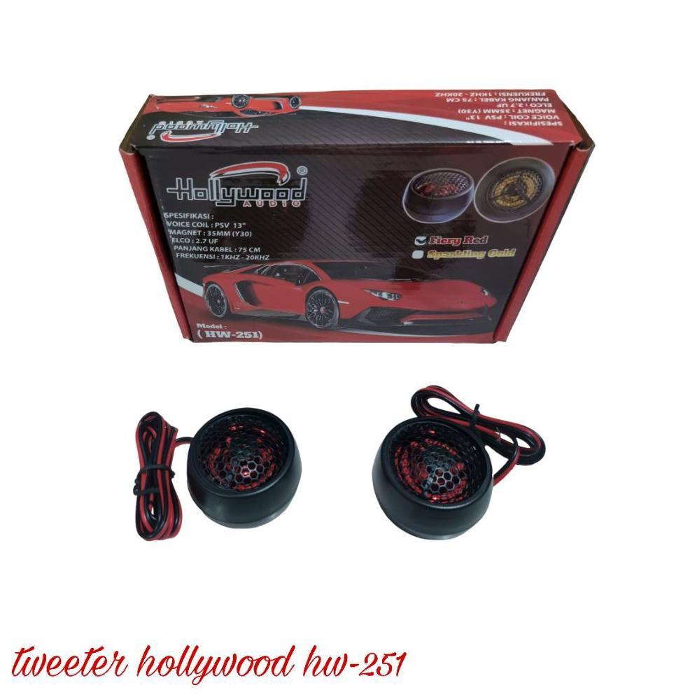 BIG PROMO Twitter Hollywood HW 251 Tweeter Audio mobil Hollywood merah- Twitter Hollywood HW-215 Twi