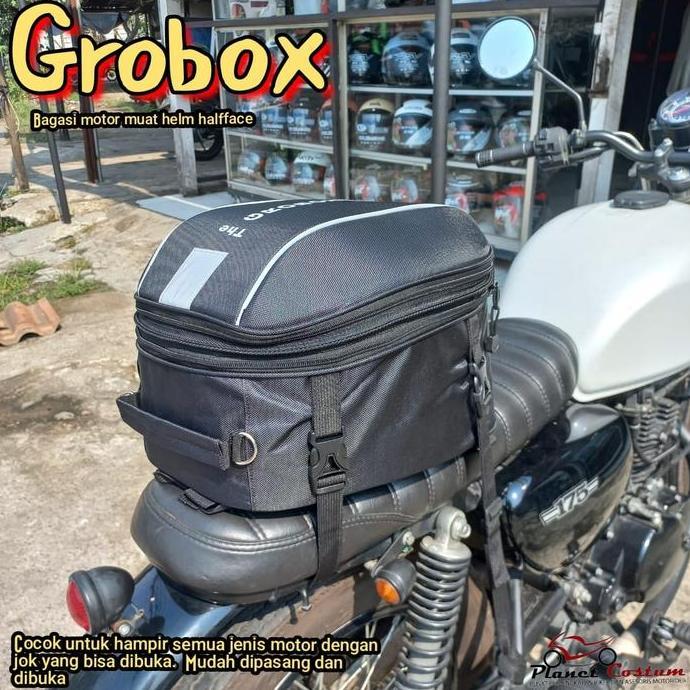TERMURAH - PCTL2 Tas Bagasi kapasitas muat Helm halfface grobox Motor Motorcycle box motor penyimpan