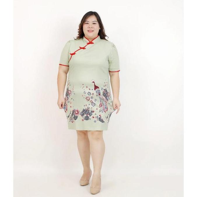 Termurah / Hot Sale Cheongsam Dress Wanita Jumbo Big Size 32 Oriental Chinese Pesta Formal