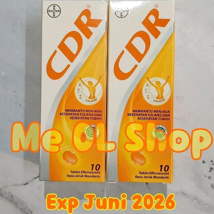 Vitafix- Cdr 10 Tablet Original Kalsium Vitamin D C & B6 Cdr Isi 10 Tablet