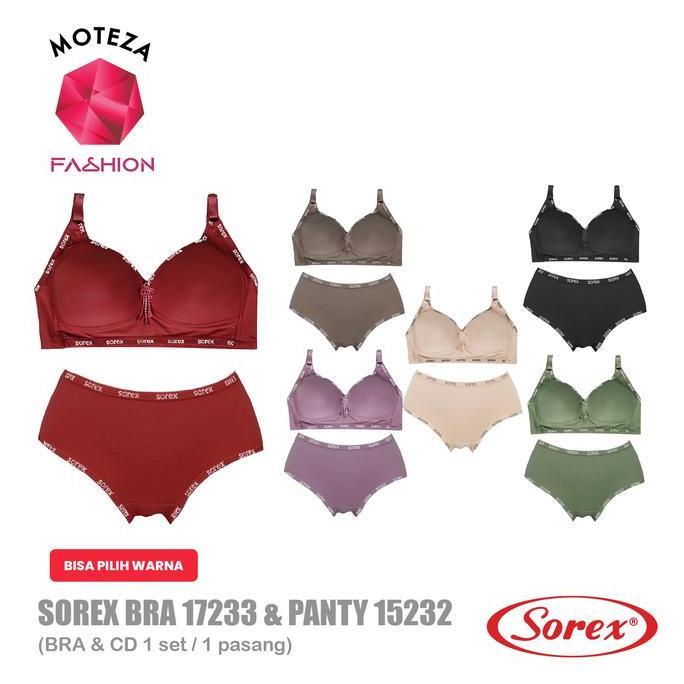 Sorex Bra Cd 1 Set Wanita - Bh 17233 & Celana Dalam Cd 15232