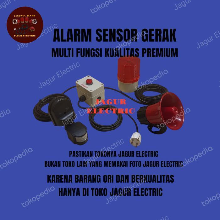 Alarm Anti Maling/Sirine Anti Maling-Toa + Lampu Dengan Sensor Gerak Baru