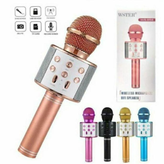 Mic karaoke wireless microphone bluetooth