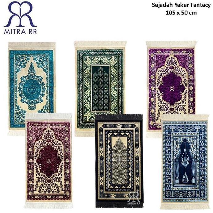 Disiniaja- Mitrarr Sajadah Turkiye Turki Yakar Fantasi Ukuran Midi Sedang 50X100 Cm / Sajadah Kanvas