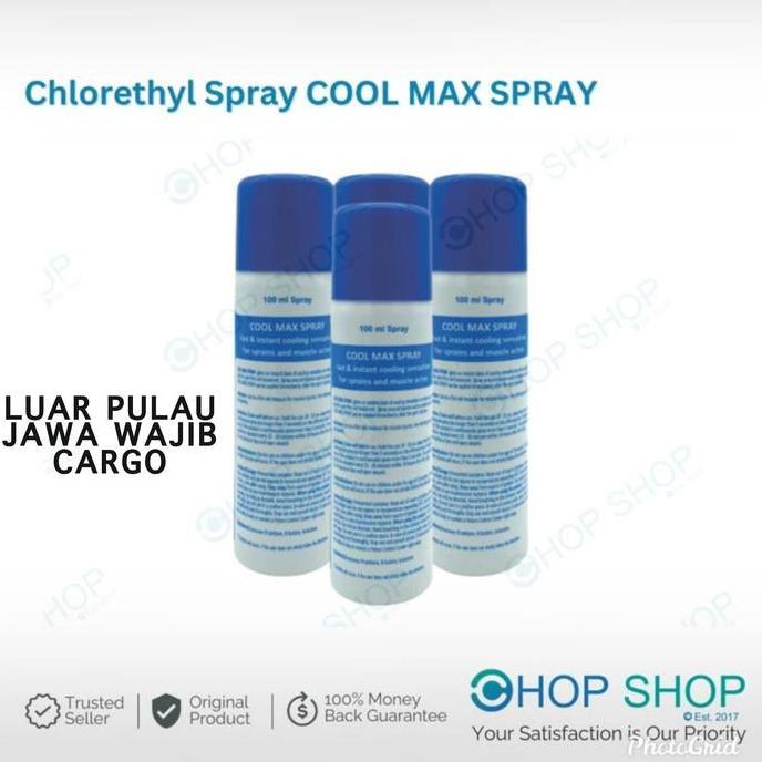 Bytwx- Original Chlorethyl Spray Ethylchloride 100Ml Cool Max Spray Medtec