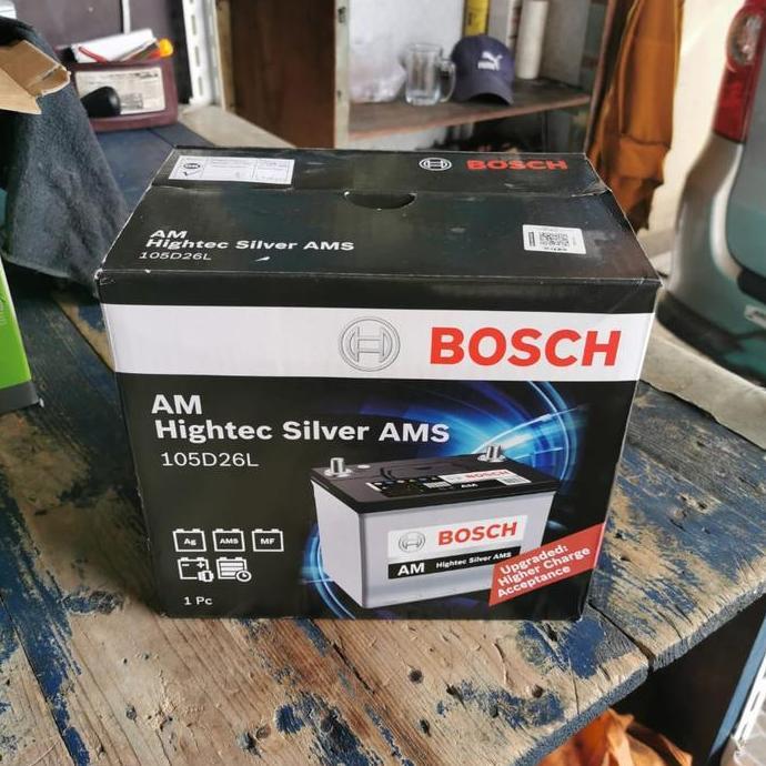 Aki Alphard / Bosch Silver AMS 105D26L / 80D26L / 12V85Ah/ Aki Pajero