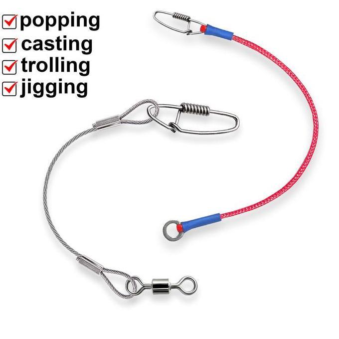 FINESSE Bemper Umpan Kevlar Kawat Seling Armor Pancing Pelindung Anti Gigi Taj