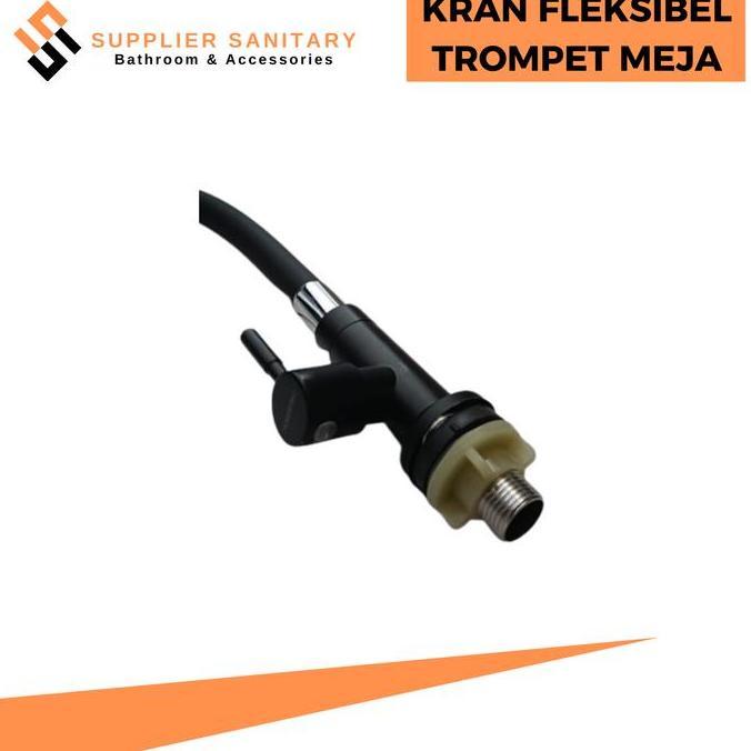Teruss- Kran Cuci Piring Flexibel/Kran Wastafel Meja/Kran Tancap Minimalis Pvc