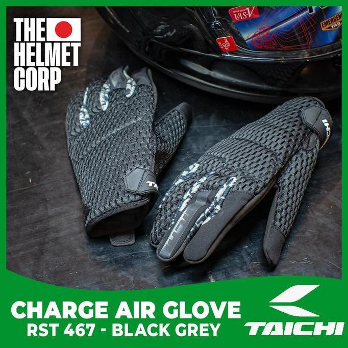 GLOVE TAICHI RST 467 CHARGE AIR GLOVE SARUNG TANGAN MOTOR ORIGINAL TAICHI RST467