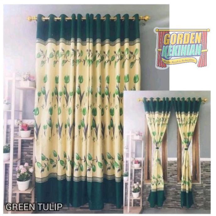 Dimari- Gorden Motif Bunga Tulip Biru Ring 12 Gorden Bunga Tulip Biru Gorden Tulip Biru Gorden Smokr