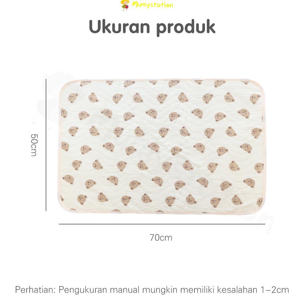 pengiriman cepat Mumystation Perlak Terpal 70*50cm Alas Ompol Bayi