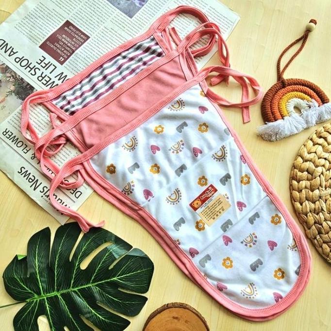 Baby 12 Pcs / 6 Pcs Popok Bayi Tali Kain Sage & Mustrad Sni / Popok Kain Serian Premium Allshop