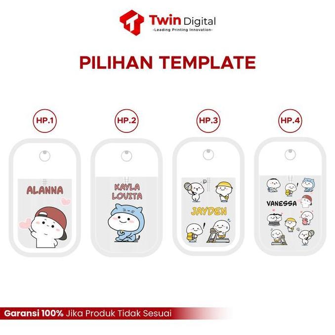 Bytwx- Hand Sanitizer Pocket Spray Custom Edisi Pentol - Handsanitizer Pentol