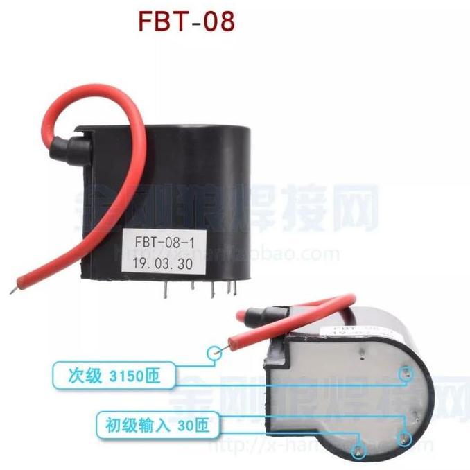 Komponen Flyback FBT08 Tig CUt mesin las