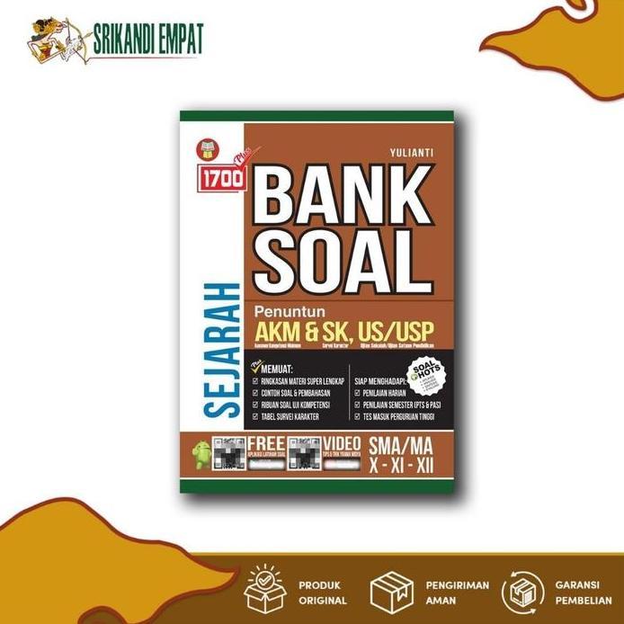 Buku 1700 Plus Bank Soal Sejarah untuk SMA