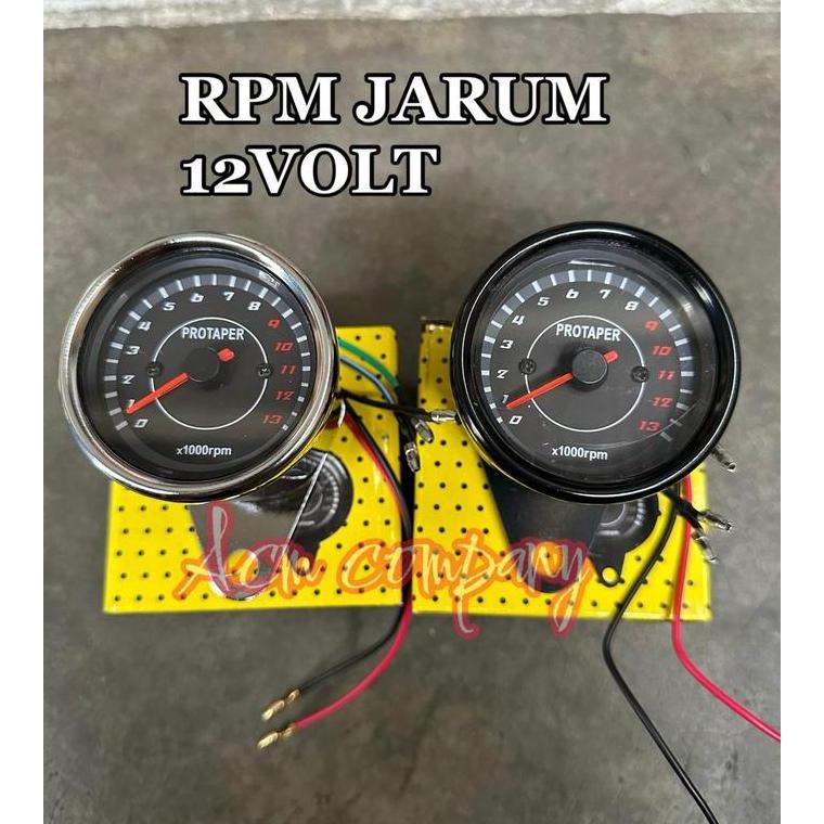 Indusprik- Tachometer Rpm Led Bulat / Takometer Rpm Led Universal Motor