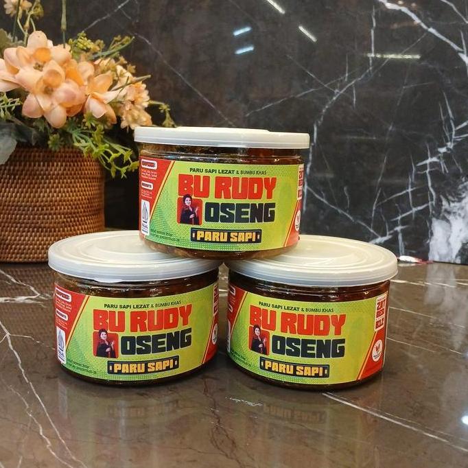 Fnbb- Oseng Tuna Asap Dan Oseng Paru Bu Rudy Kemasan 200Gr Kaleng