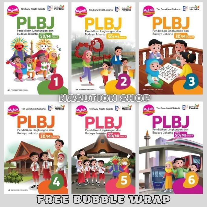 Buku PLBJ Kelas 1 2 3 4 5 6 SD/MI Penerbit Erlangga Kurikulum Merdeka Original