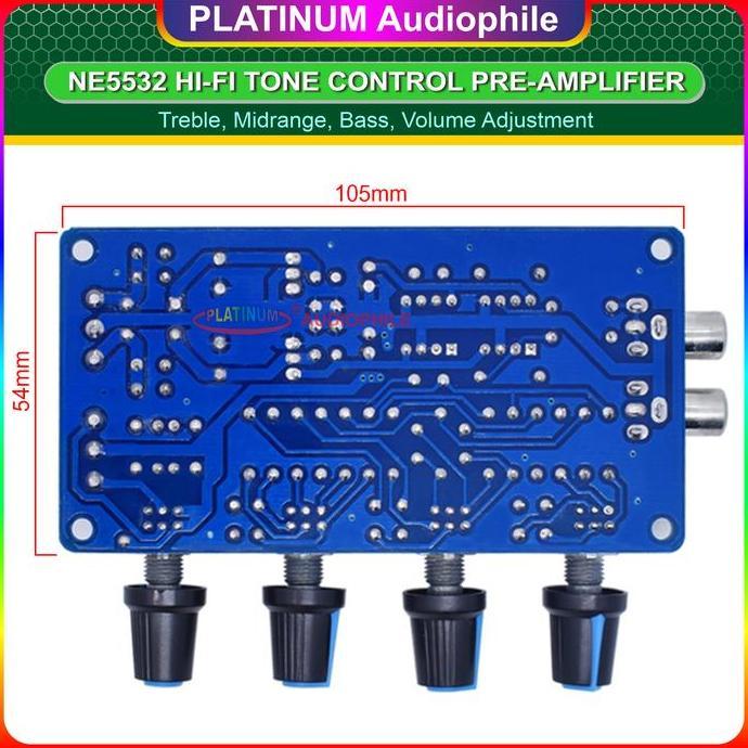 Stereo Tone Control Modul Ne5532 Hifi Pre Amplifier Preamp Xh-M164