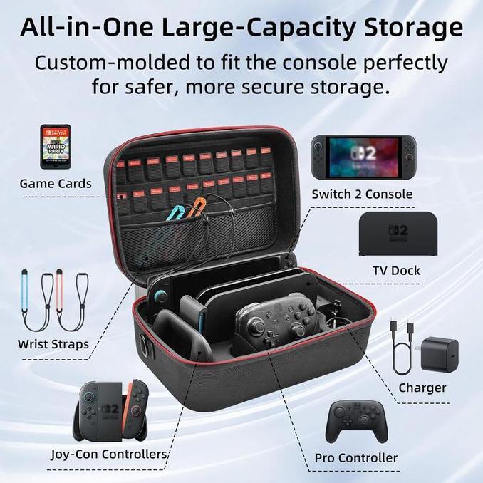 TERBARU - Travel Bag Nintendo Switch 2 Travel Bag All in One Switch 2 Tas Travel Nintendo Switch2 Tr