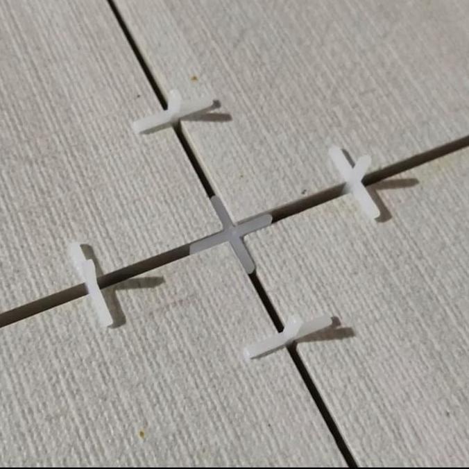 Indusprik- Reuseable Tile Leveling 1.5Mm + Tile Spacer 3Mm - Alat Perata Keramik