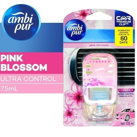 Crbig- Ambipur Pewangi Mobil Pink Blossom Ultra Control 7.5Ml