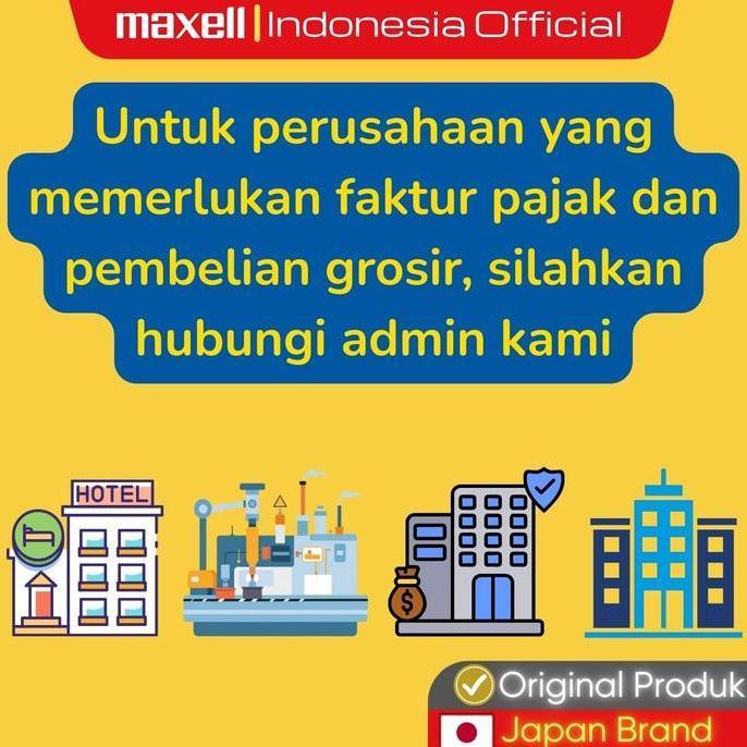 Maxell Battery Lithium Coin CR2032 Koin Battre CR 2032 Baterai Litium (TERBAIK) (TERBARU) (TERMURAH)