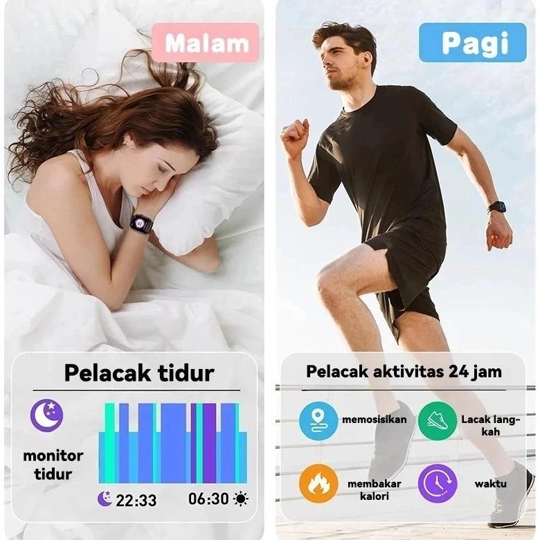 BESTPROMO HUAWEI-SmartWatch S11 SE Mini 38mm Pria Wanita jam amoled Pemantauan Detak Jantung Oksigen