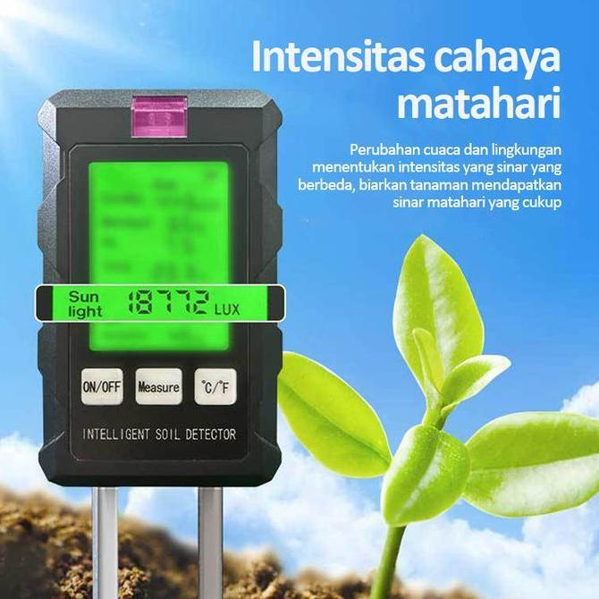 Toolbox Penganalisis Tanah Digital/Penguji Pengukur Ph Tanah/Pengukur Kelembapan Tanah/Penguji Tanah