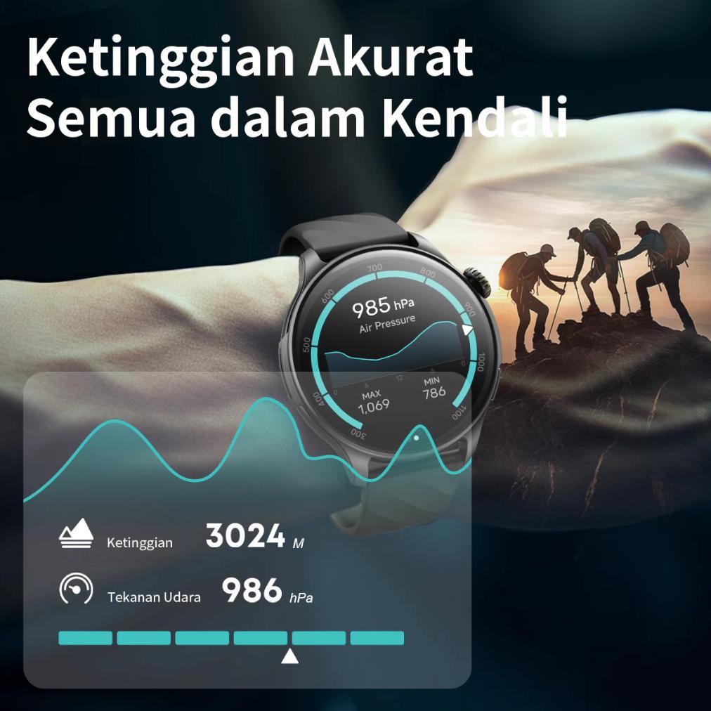 TERMURAH Citijungle Smartwatch GPS SE | Layar AMOLED 1.43" | Tahan Air 3ATM | Bluetooth 5.3 | Kompas