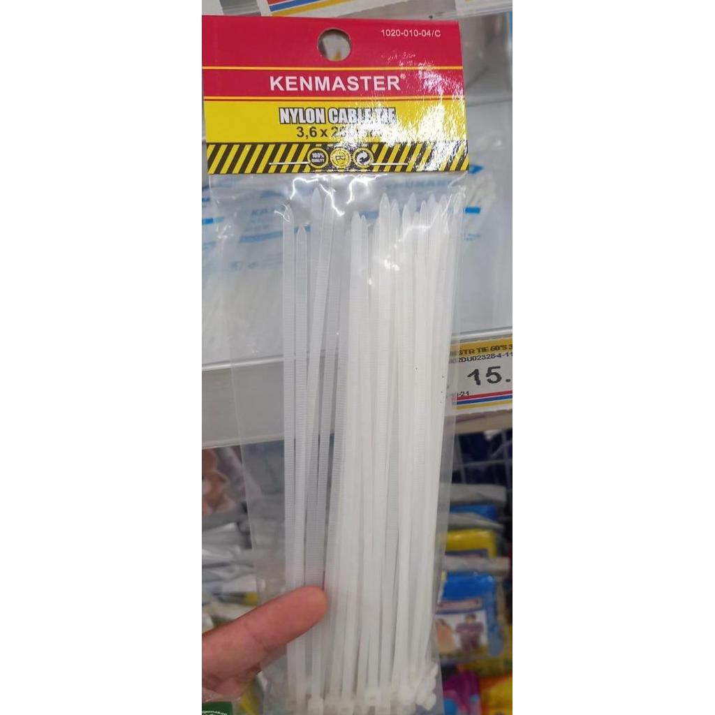 ((((()paling dicari] Kabel Ties 3.6 X 250 mm / Kenmaster Nylon Cable Tie