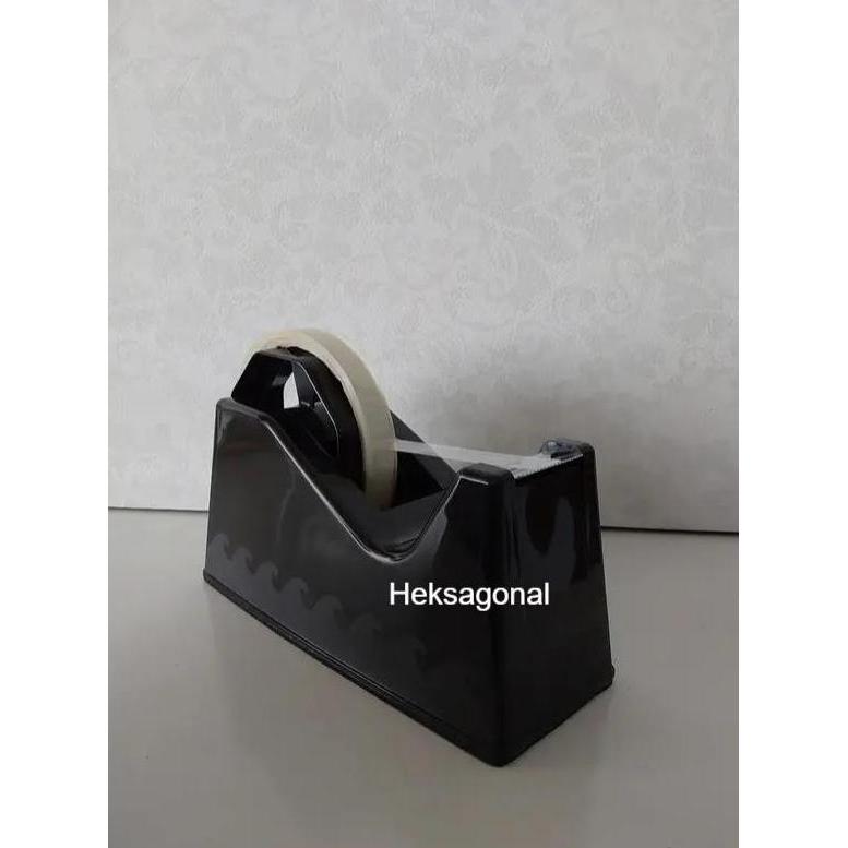{{{{}}] Tape Dispenser Alat Potong Isolasi 1 inci Tempat Solatip Duduk Besar